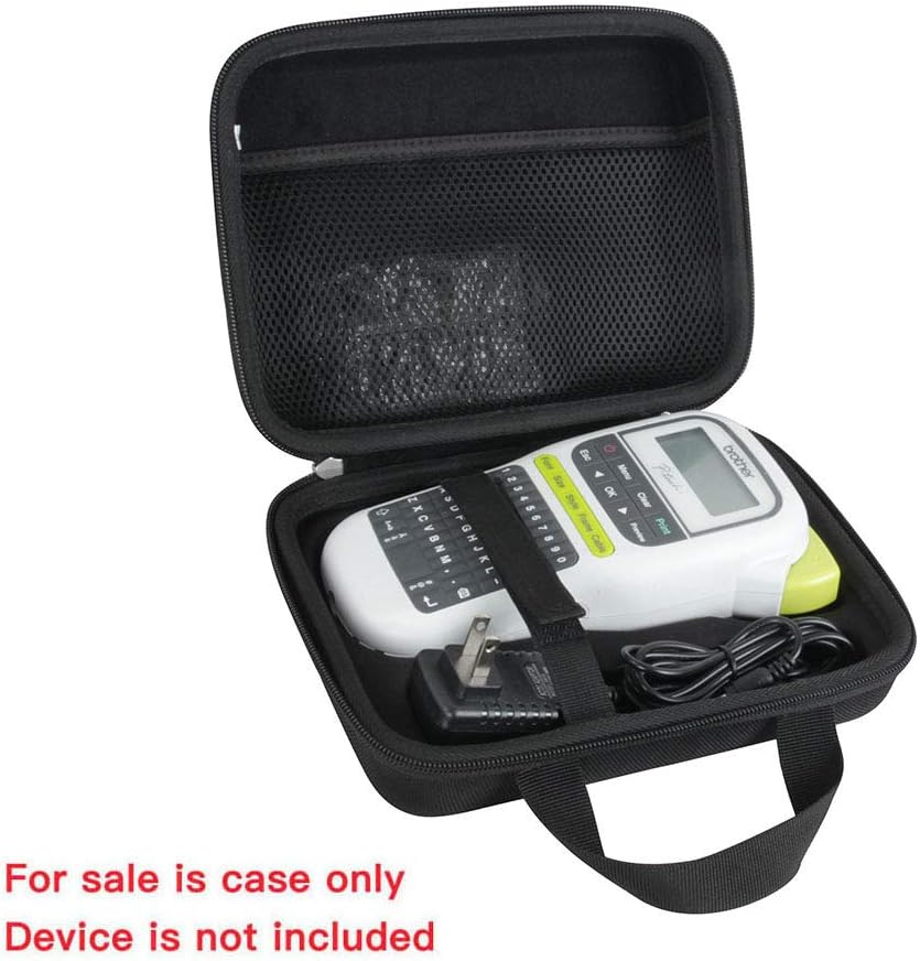 Hermitshell Hard EVA Travel Case for Brother P-Touch PTH110BP /PTH110 / PTH111 Easy Portable Label Maker (Black) - Image 2