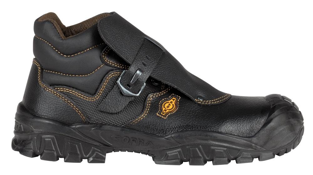 Cofra NT050-000.W43 NEW TAGO UK S3 SRC Sicherheitsstiefel, Schwarz/Braun, Größe 43