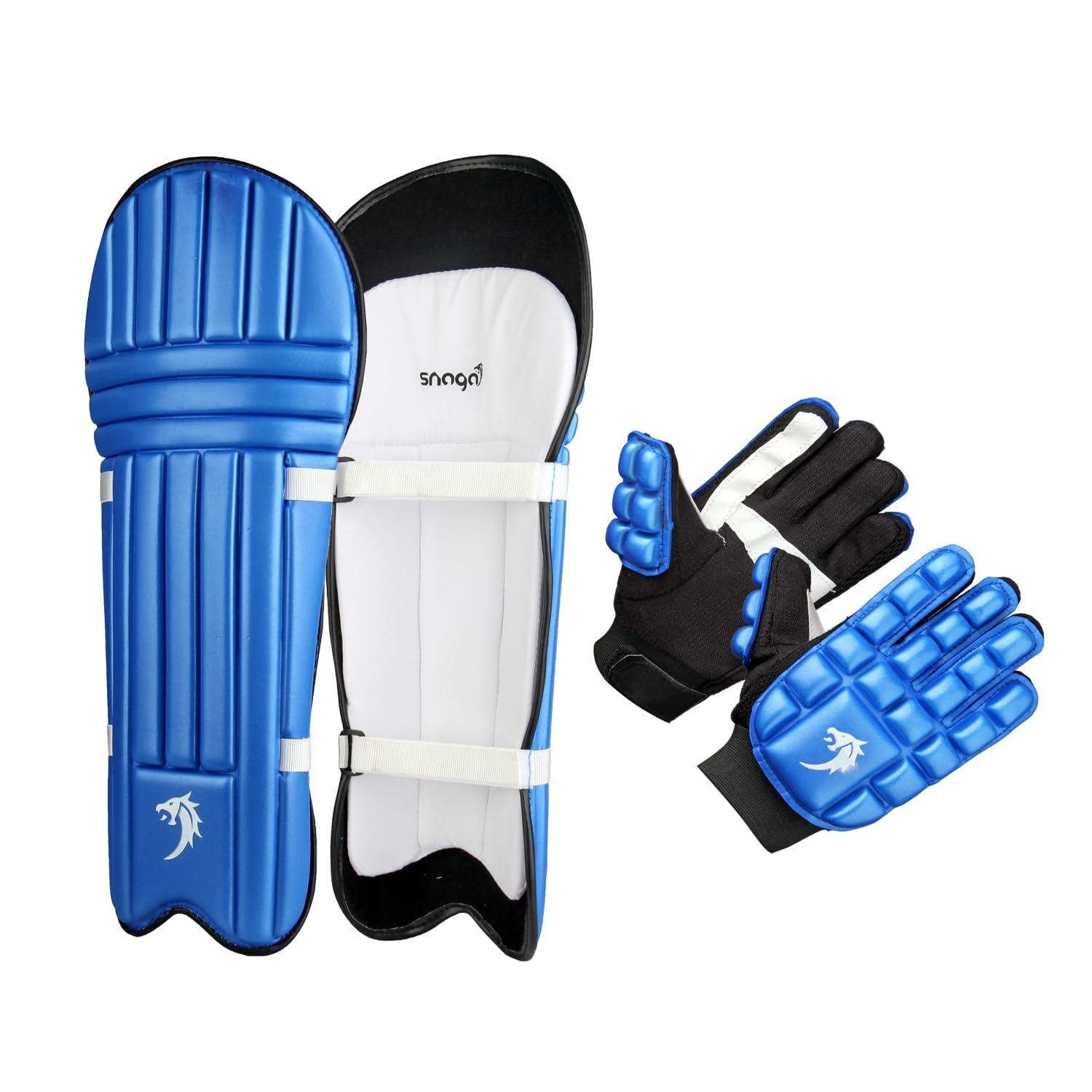 Snaga Combo Moulded Cricket Batting Pad with Moulded Cricket Batting Gloves, Idol for 10 to 12 Years, Right Hand (B0DBLXM984) Amazon Price History, Amazon Price Tracker