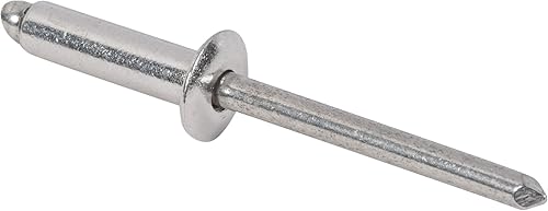 Miniatura 7 de Arrow RLA3/16 Remaches largos de aluminio de 3/16 pulgadas, paquete de 12, gris