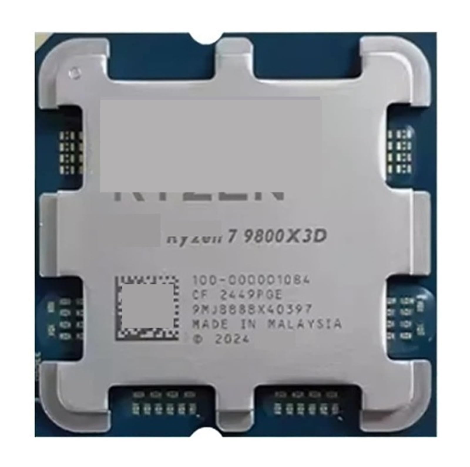 R-yzen 7 9800X3D Procesor gamingowy 8-rdzeniowy 16-rzędowy 5,2 GHz L3 = 96 M 4 NM TDP 120 W R7 9800x3d gniazdo AM5 100-100001084, bez wentylatora