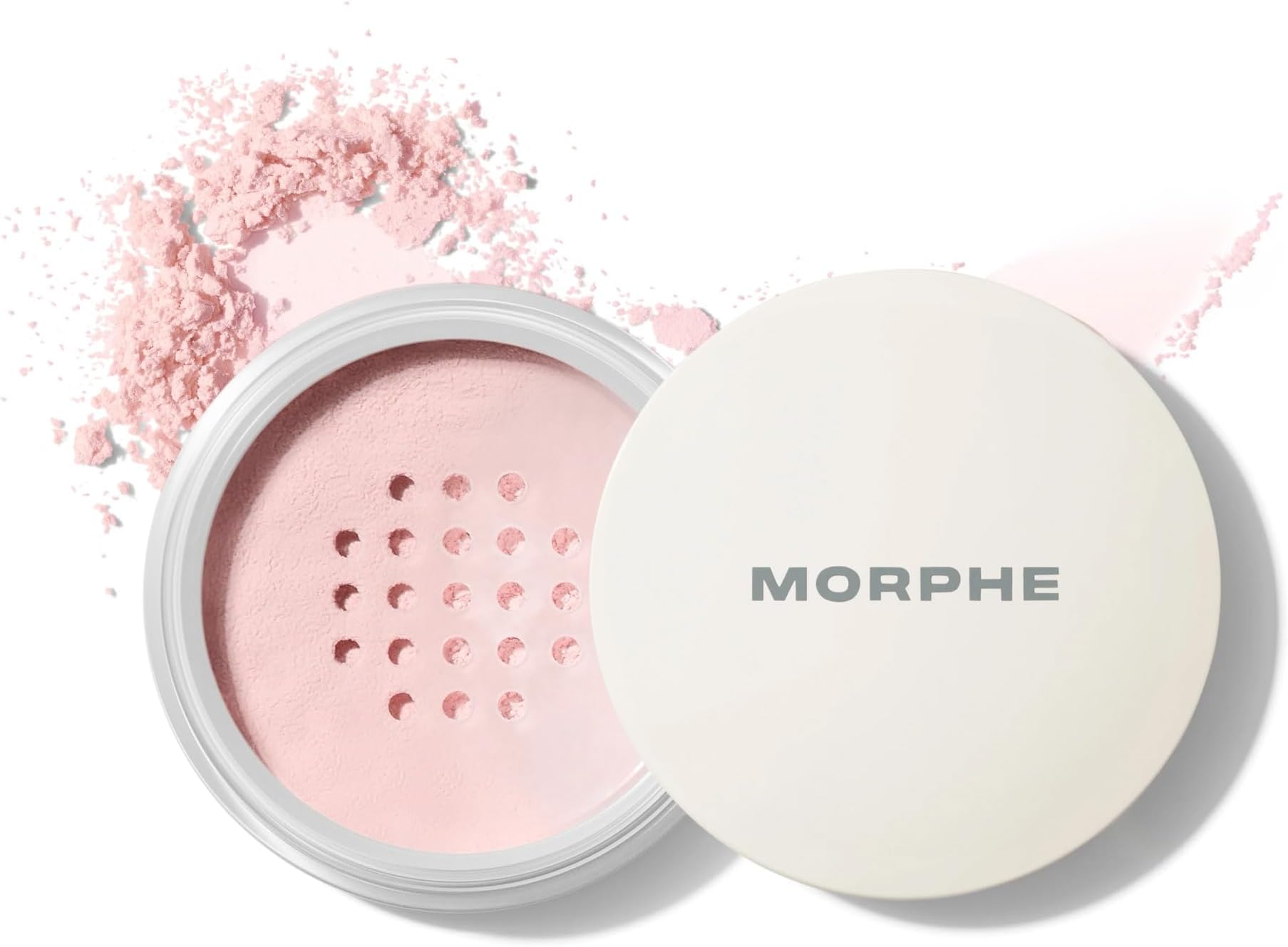 Bake & Set Brightening Setting Powder - Lightweight, Talc-Free, Loose Powder for Face Makeup with a Soft, Natural Finish - Minimizes Shine for Up to 24HR - Brightening Pink (0.31 oz)