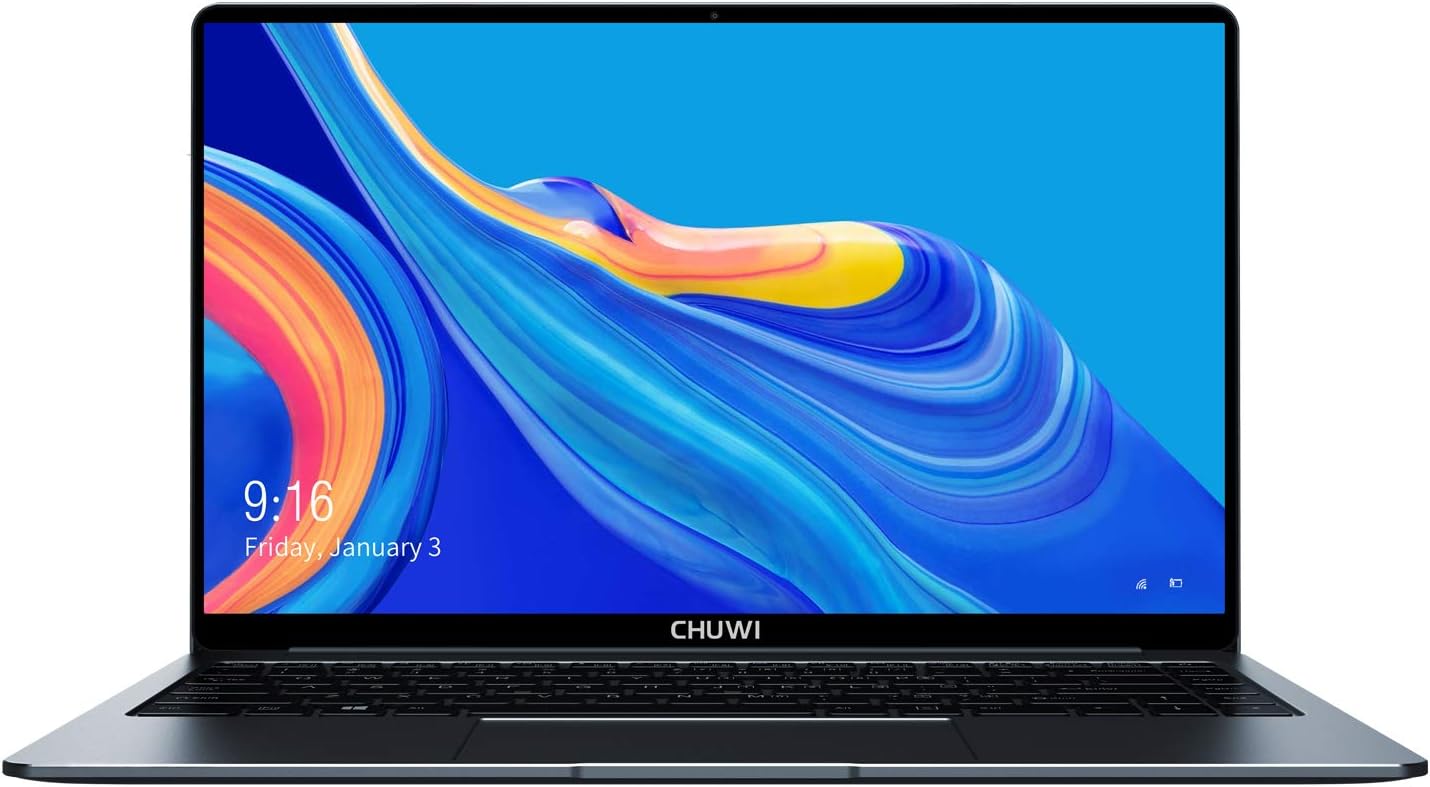 CHUWI LapBook Pro 14.1 inch Windows 10 Laptop, 1080P Laptop Computer with Intel Gemini-Lake N4100 8GB RAM / 256GB SSD, Support Linux, 4K, BT 4.0, Dual WiFi