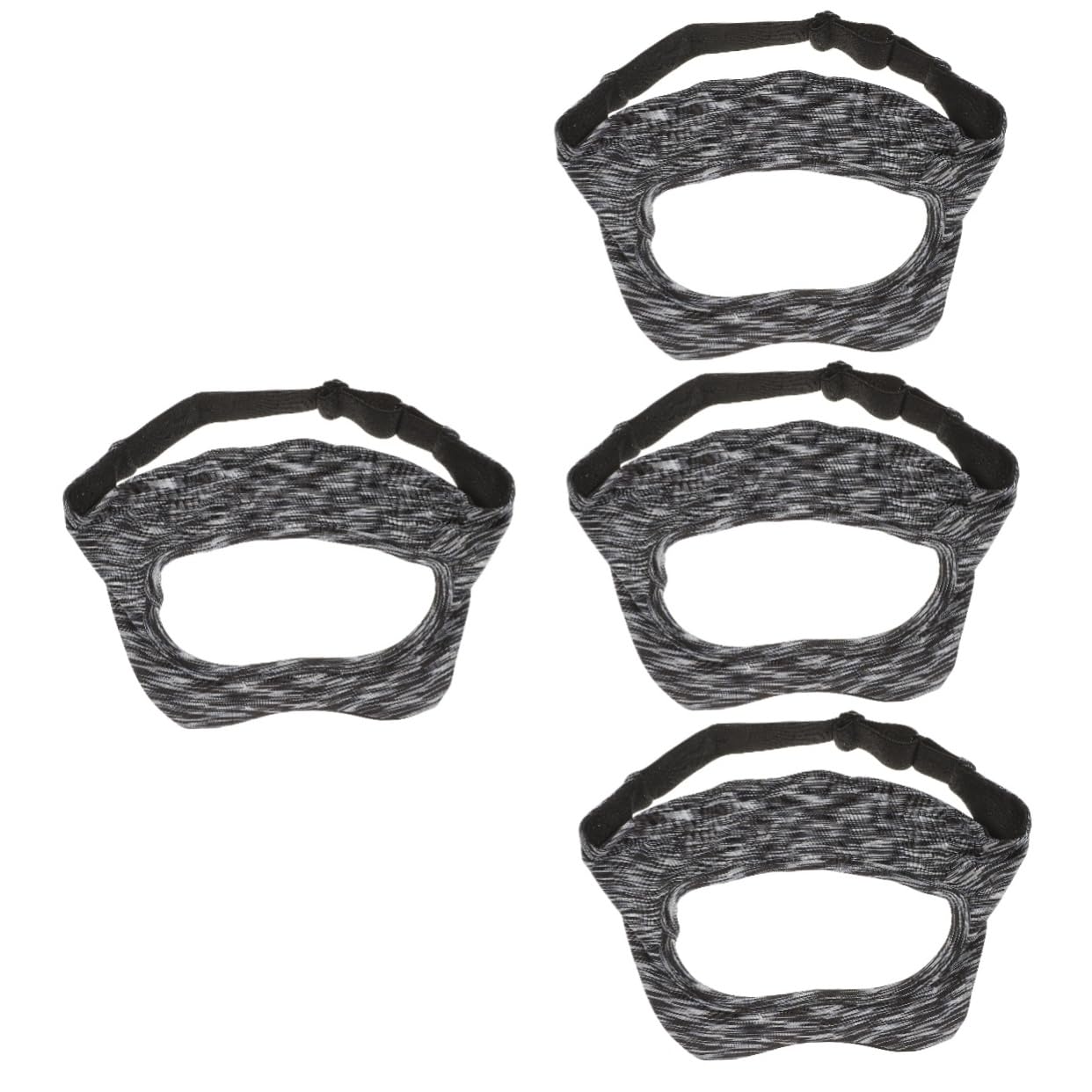 DOITOOL 4 Piezas de Cabeza VR Gafas VR Virtual Reality Headset VR Gafas - Facial VR Relleno en el Ojo Caso de Auriculares Venda 3D Muñequera Poliéster