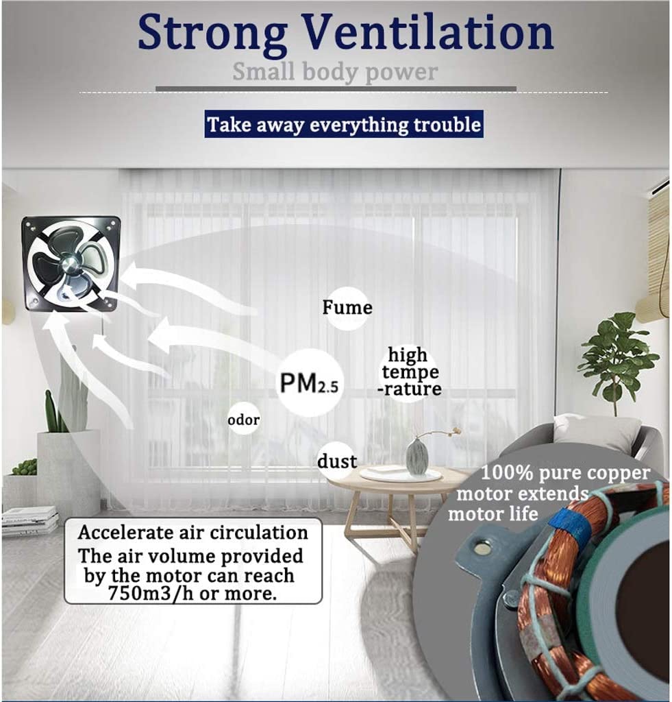 Ventola Estrazione aria Industriale Extractor ventilazione ventilatore di scarico industriale ventole di estrattore a basso rumore ventola ventilatore for ventilazione for il bagno del bagno in cucina