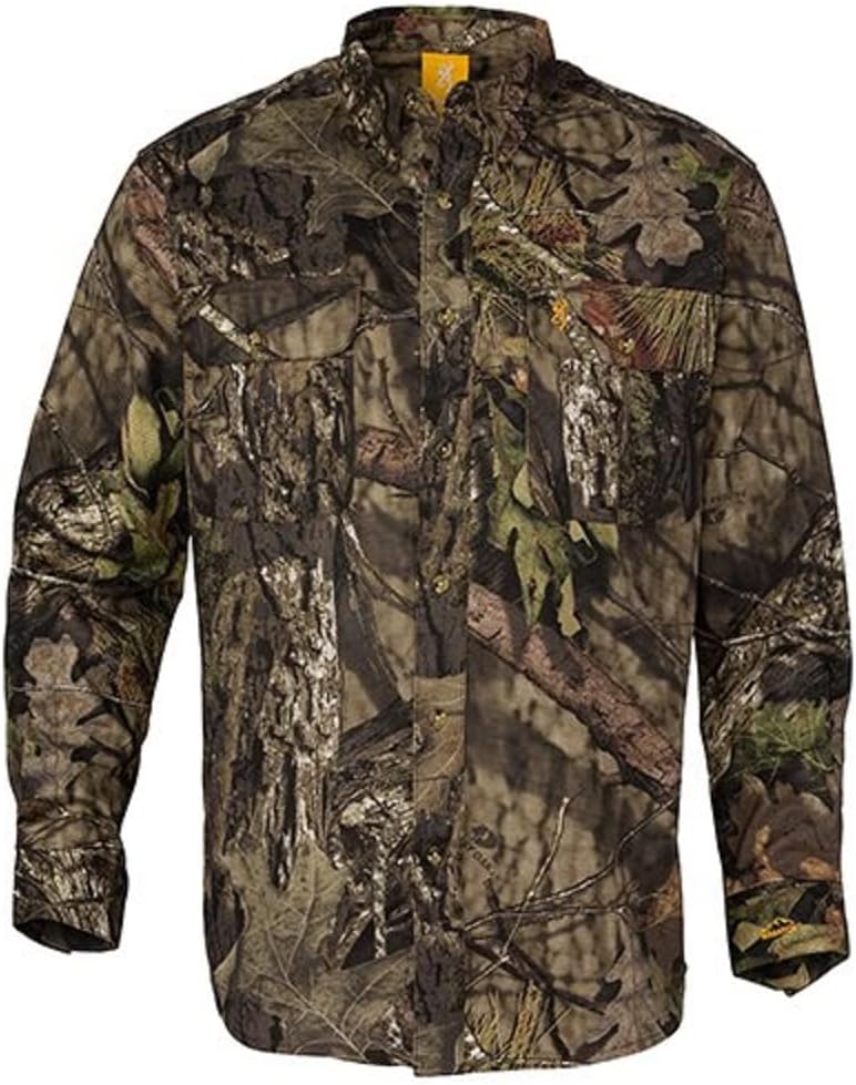 Browning Wasatch-CB Long Sleeve Shirt, Mossy Oak Break-Up Country, Small