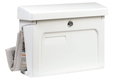 Briefkasten Mit Zeitungsfach Wei
