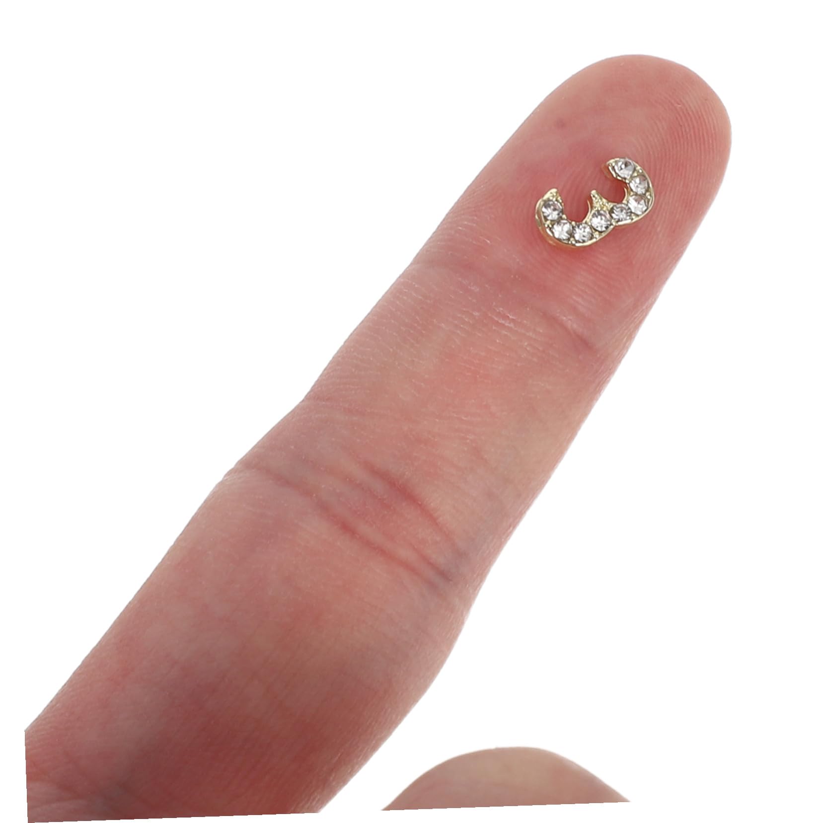 Hemobllo 100 Pezzi Charms Numerici per Unghie in Ferro con Cristalli Flatback Gioielli Nail Art Brillanti per Decorazioni Manicure Fai da Te e Occasioni Speciali