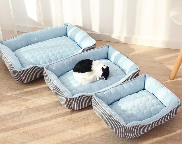 Foto 3 de 7 de lovecabin Cama Ortopedica Perro Refrescante Colchon Perro De Verano para Dormir No Tóxica desenfundable…