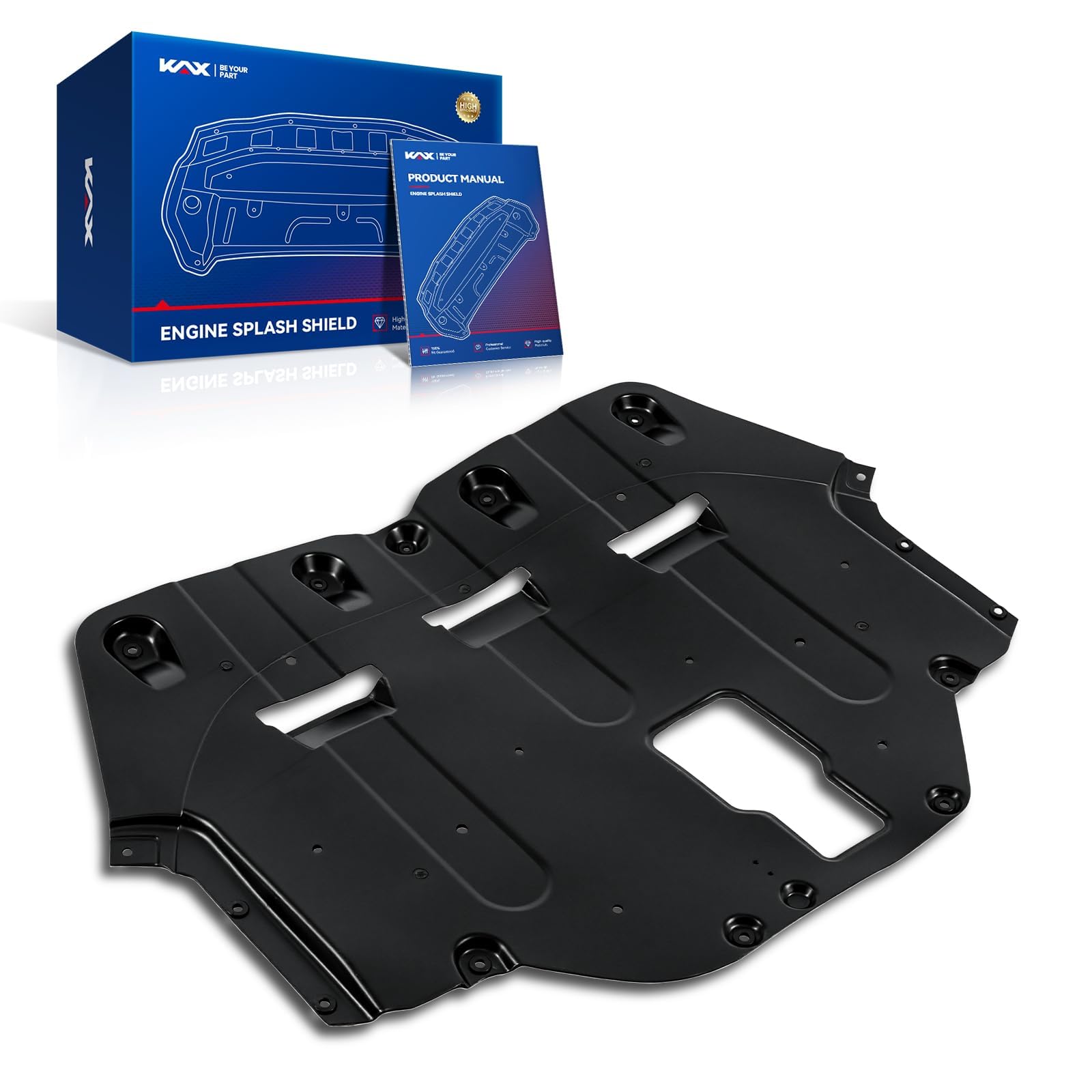KAX Engine Splash Shield fit for 2015-2017 Hyundai Sonata 2.4L, 1Pc