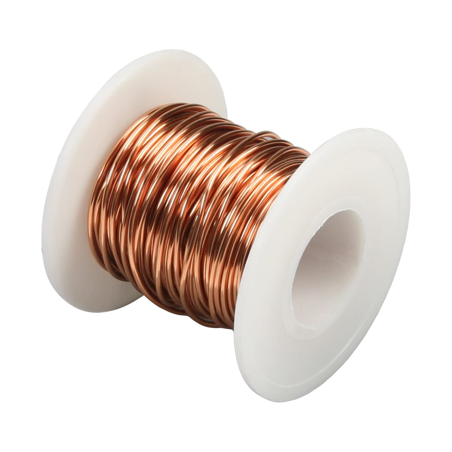 Jutagoss Enameled Copper Wire Enameled Magnet Winding Wire 1.2mm Inner Dia 65.624Ft Length QA-155 2UEW