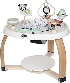 Tiny Love 5-in-1 Activity Center - Black & White Decor Collection, Includes Tummy Time, Balance Board, Toddler Table, and ...