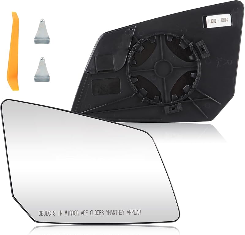 Vidro de espelho retrovisor direito aquecido Cenfeild para GMC Acadia, Saturn Outlook e Chevrolet Traverse – 1 unidade