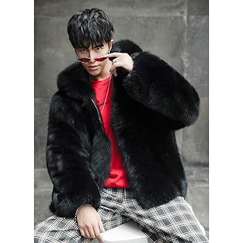 DIESEL ブラックファーコート ビックフード付き 楽天市場】フード 付き ファー コートの通販