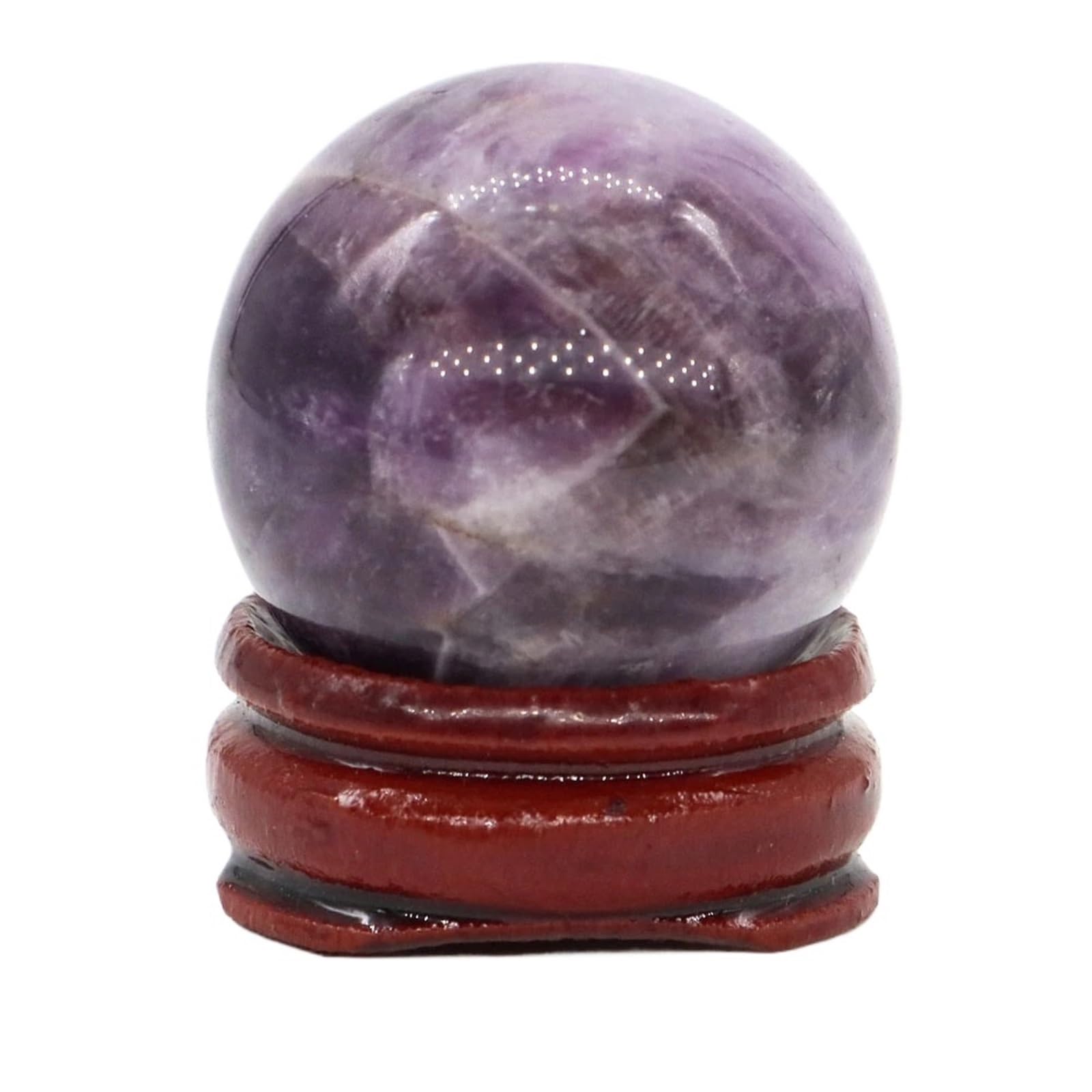 BAYNOPURIN Crystal Sphere 30mm Stone Sphere Quartz Globe Mineral Collection Household Decor