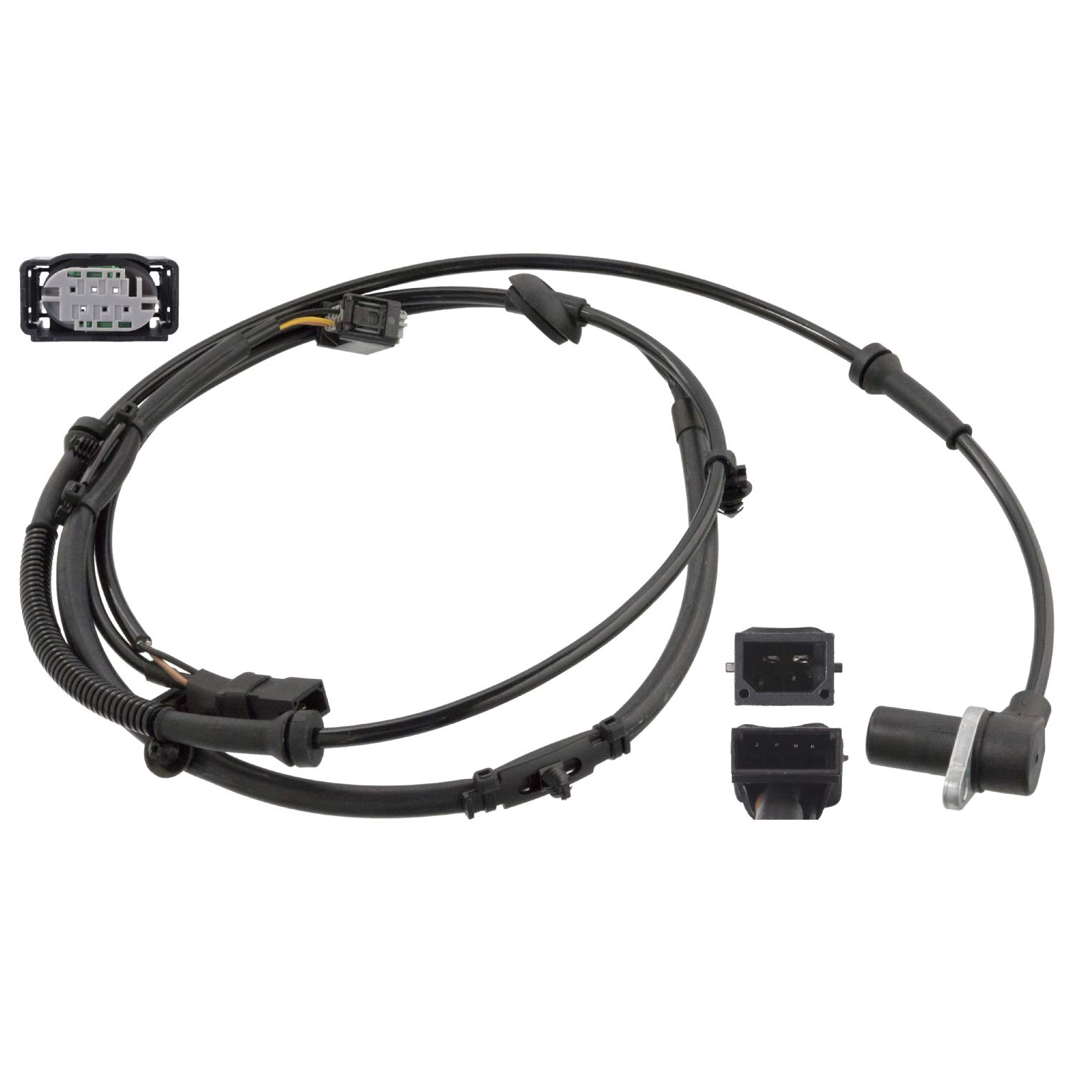 ABS Sensor fits AUDI A4 B7 2.7D Rear Left 05 to 08 Wheel Speed 8E0927807F Febi