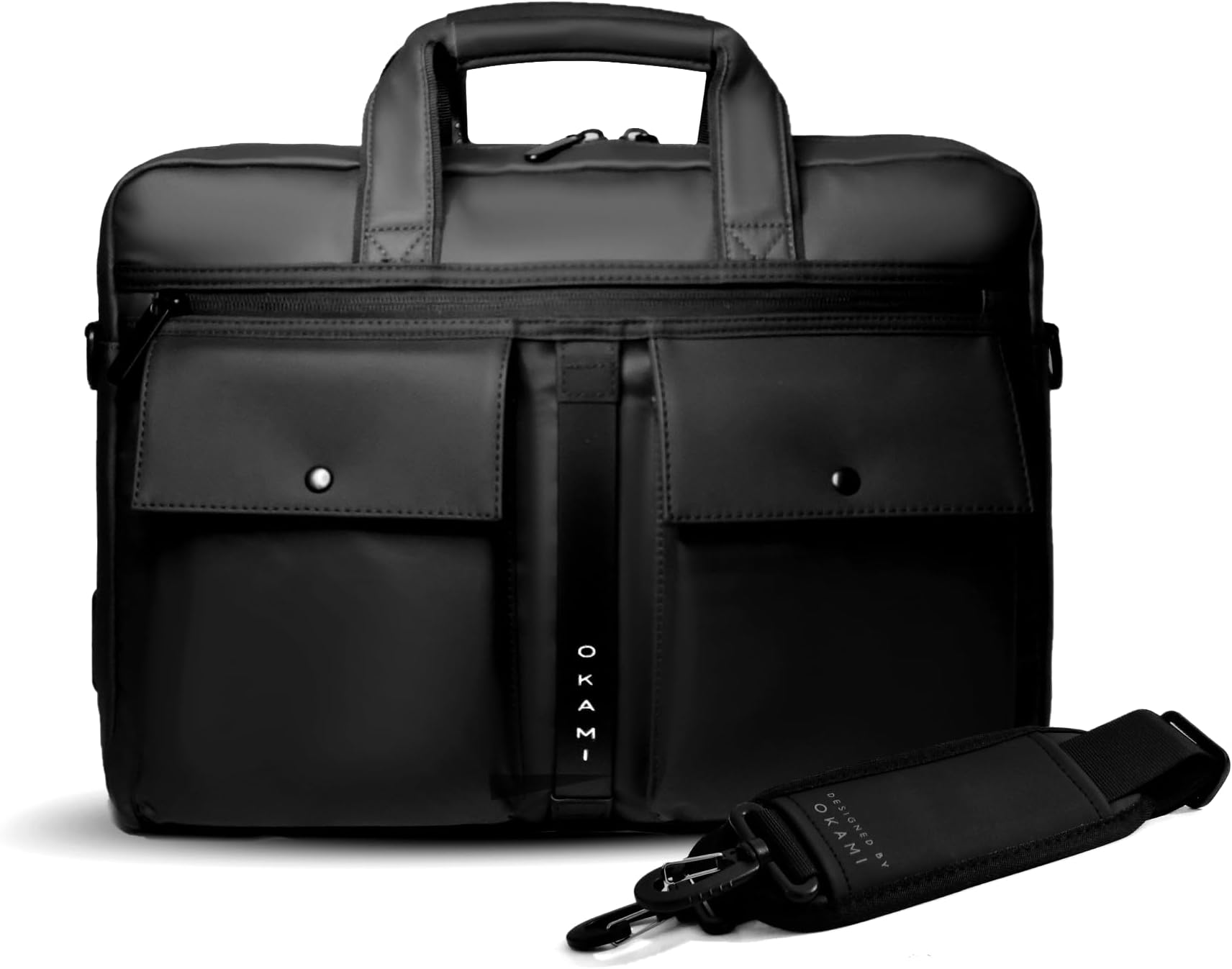 Okami Zenpack Cargo Laptop Messenger Bag X Briefcase for Macbook & Laptops Upto 15.6" with Smart Organizer | DUAL USB with type-C port for Fast-Charging | Premium Office Bag for Men