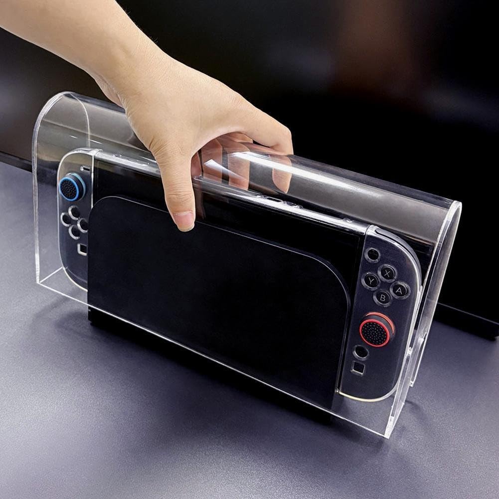 Per Nintendo Switch 2 Cover antipolvere trasparente in acrilico protettivo per console anti-polvere antigraffio