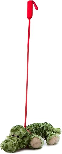 The Petting Zoo Peluche de cocodrilo Sidekickz y correa, animales del zoológico, juguete de peluche de cocodrilo de 18 pulgadas