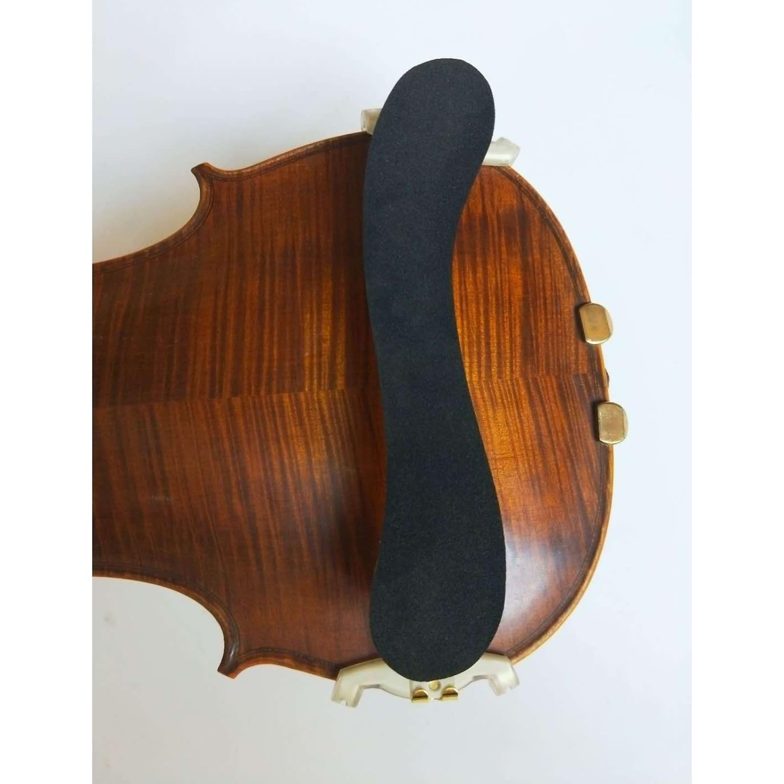 Descansa Hombro Violín Descansa Hombro Ajustable, Hombreras de madera Almohadillas for violín Reposahombros Barbadas for violín(4/4 3/4)