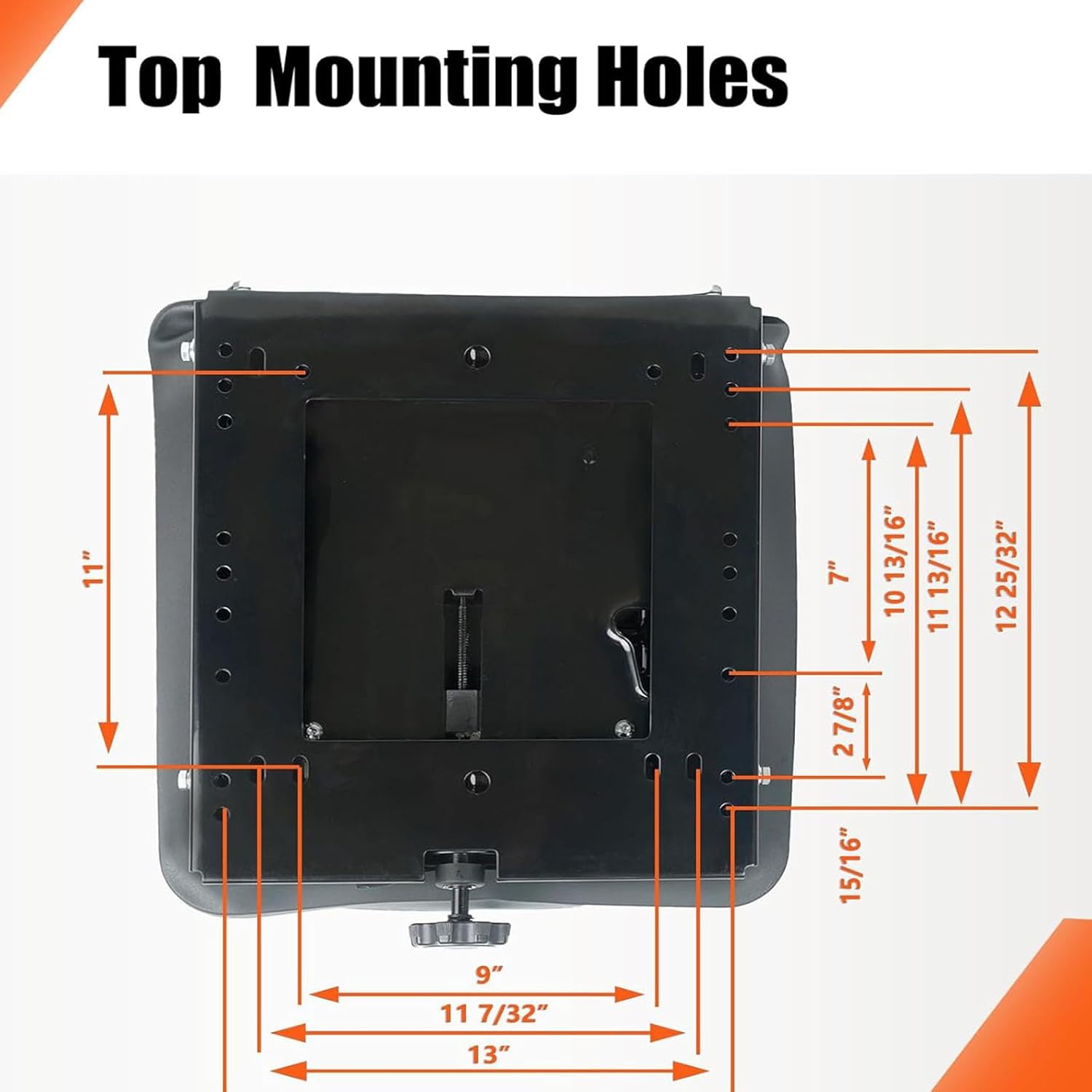 Suspension Kit, Universal Adjustable Comfortable Tractor Seat Shock Absorbers Kit for Maintenance, Agricultural Machinery Spare and Replacement Parts