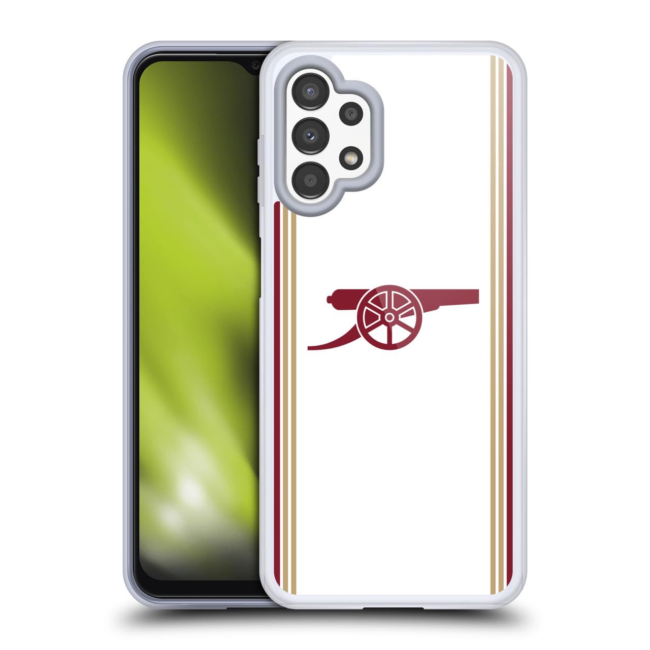 Head Case Designs Officially Licensed Arsenal FC Third 2025/26 Kit Gel Case [Military Grade Protection] Compatible With Samsung Galaxy A13 (2022) — image 1