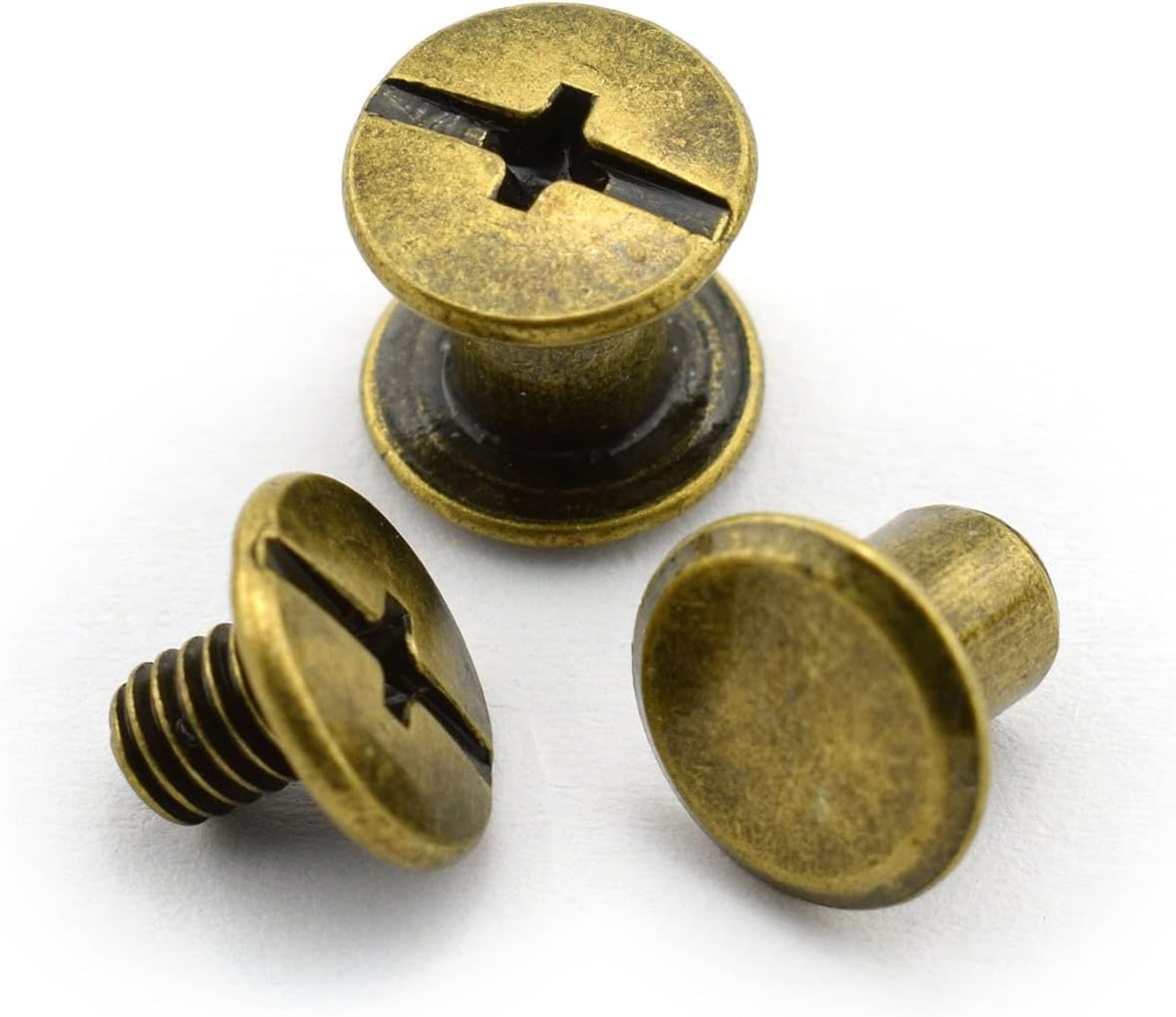 LQ Industrial 120pcs Chicago Screw Slotted Philip Head