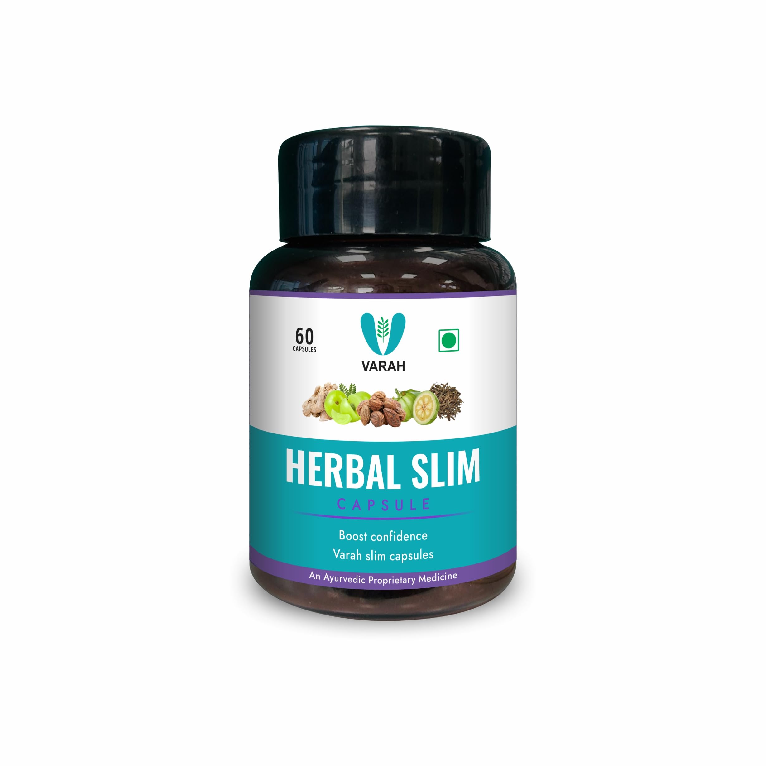 VARAH HEALTHCARE Herbal Slim Capsules - Natural Weight Management Formula | 60 Capsules | Supports Healthy Weight Loss & Metabolism-picture-15