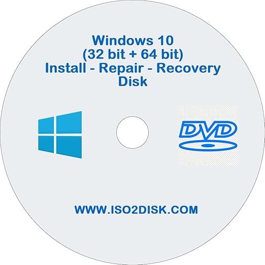 Windows 10 Disk 32 + 64 bit Amazon.ca Electronics