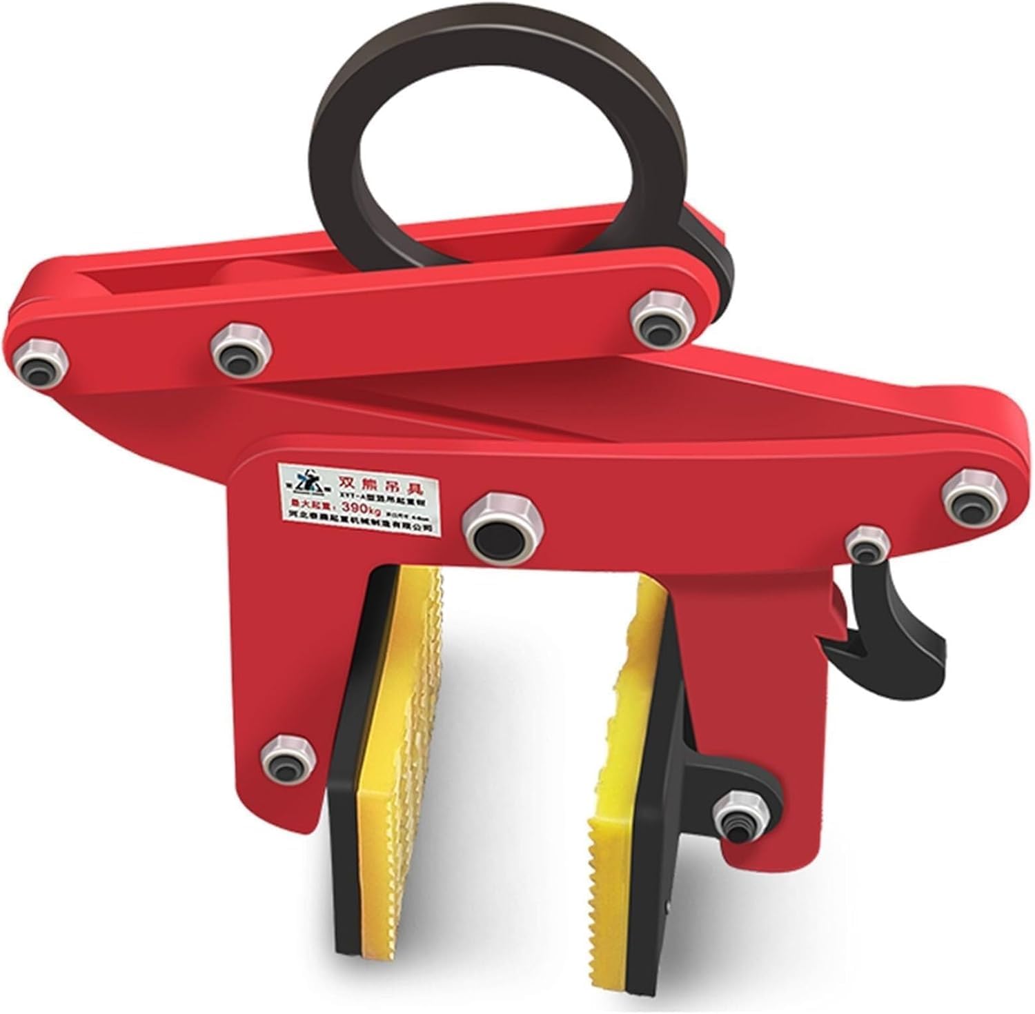 Lifting clamp Heavy-duty Stone Lifting Adjustable Alloy Steel Granite Kerb Clamp Fixing device(500kg)