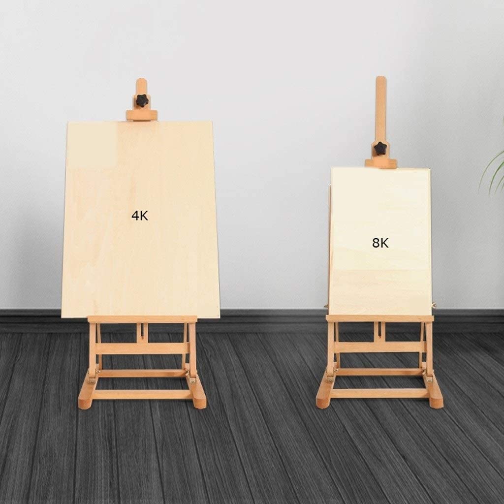 Soporte de exhibición de Lona, Caballete de Escritorio Ajustable con Pendiente portátil, Soporte de exhibición de Lienzo para Carteles, Caballete para niños