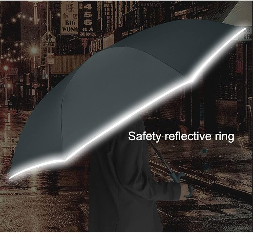 Inverted Umbrella for Car Windproof Automatic Golf Umbrella with C-Shaped Handle Upside Down Reverse Umbrella for Women Men Golf Umbrella for Adults Men Women