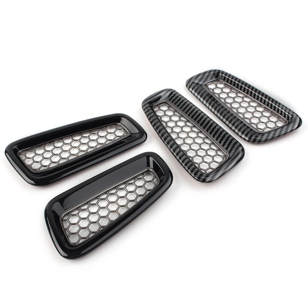 Coperture Bocchette D'Aria Nero Per Cruscotto Honda Civic 11a Gen (2022+): 2 Pezzi, Interni Premium, Facili Da Installare