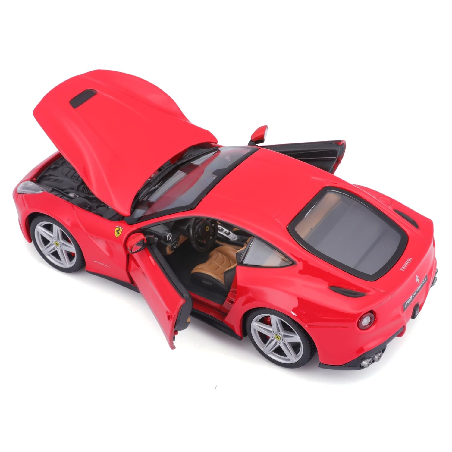 Bburago 26007R - Ferrari F12 Berlinetta (asortyment czerwonych i żółtych)