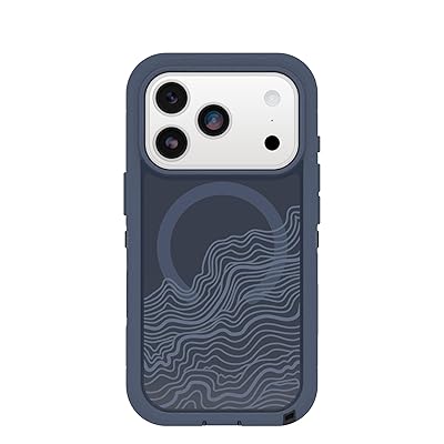 OtterBox iPhone 17 Pro Defender Series Pro XT Clear Case - Offgrid - Blue - Tough, Rugged & Durable iPhone Case, Snaps on MagSafe