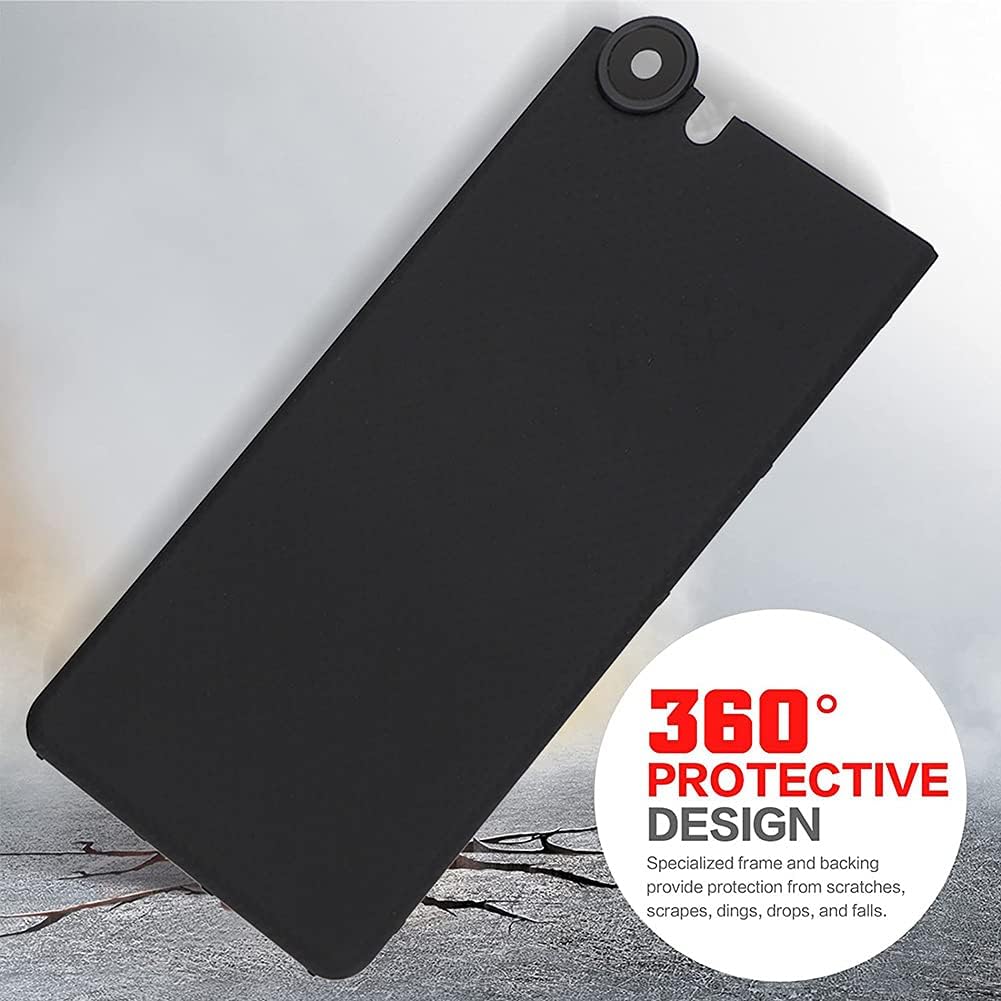 Zopsc Portable Mobile Phone Back Battery Cover Protective Battery Case Cover Cell Phone Battery Back up Case for BlackBerry KEYone(Black)