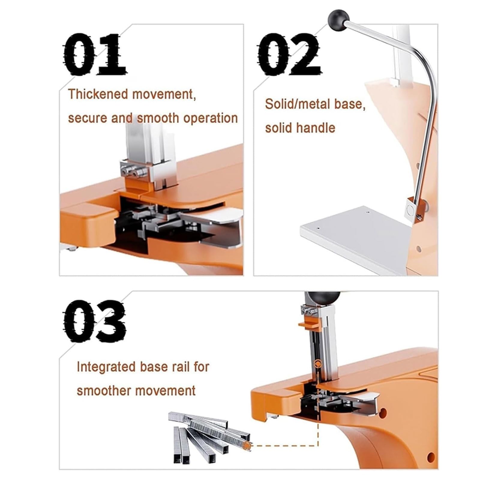 Pinning macchina manuale in alluminio per legare sacchetti, 600 chiodi in alluminio, diametro 70 mm, ideale per fabbriche alimentari, supermercati e uso al dettaglio