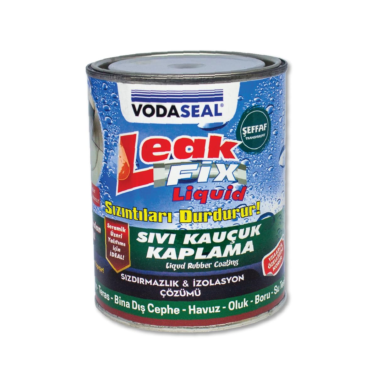 Vodaseal Leak Fix Liquid Su Sızdırmazlık Sıvı Kauçuk Kaplama