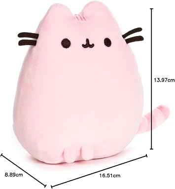 GUND Pusheen Squisheen Pet Pose Plush Stuffed Animal Cat, Pink, 6