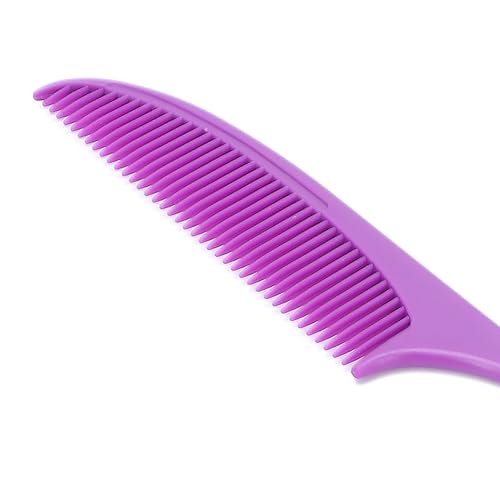 Miniatura 7 de Peines de pelo de cola de rata, peine de cola de púa, peines separadores, peines de burlas, peines de calor de carbono, peine de cola de rata para