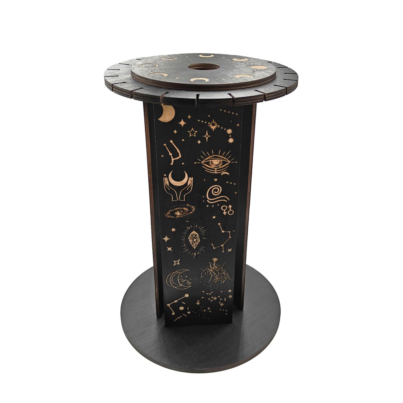 HDOYTXXM Exquisites Crystal Stand with 360 Degree Rotatable, Display Holder for Enthusiasts Necklaces Holder