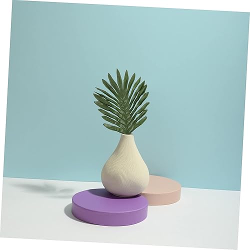 Miniatura 6 de 77pcs Simulated Turtle Leaf False Tropical Plant Green Leaf Stems Faux Palm Stems Palm Fronds Plants Tropical Leaf Decor Artificial Flower Pick Faux