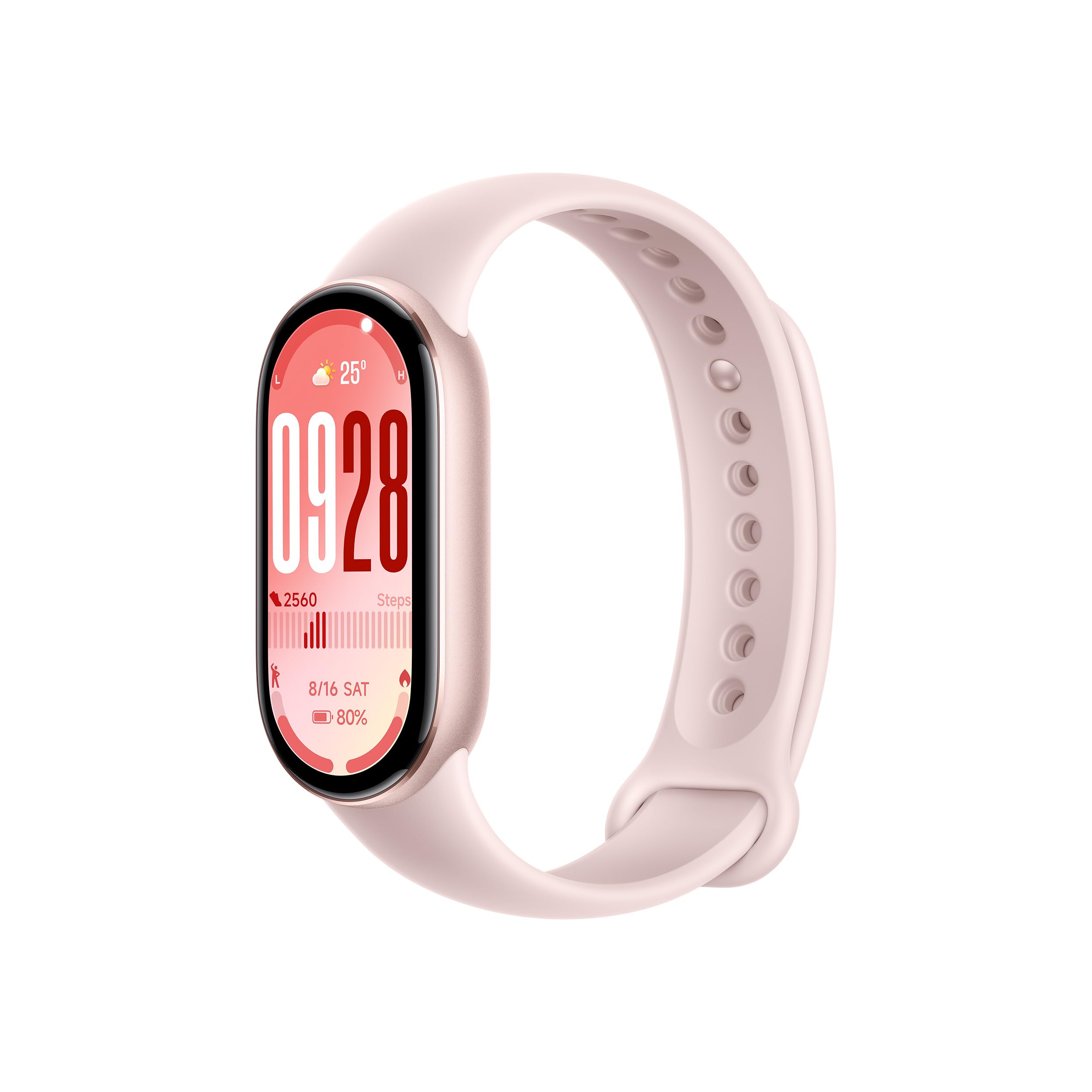 Xiaomi Mi Smart Band 10 (2025) Global Version - 1.72" AMOLED Display | 21 Days Battery Life | Touchscreen, Multi-Sport Tracker, Activity Tracker, Heart Rate Monitor | BT5.4 - (Mystic Rose)