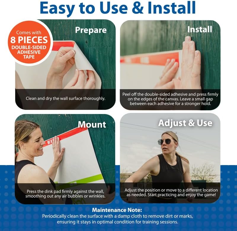 Miniatura 5 de Versátil tabla de práctica de pickleball, tabla de rebote de pickleball que ayuda a mejorar la precisión y el control por ModFamily Products That