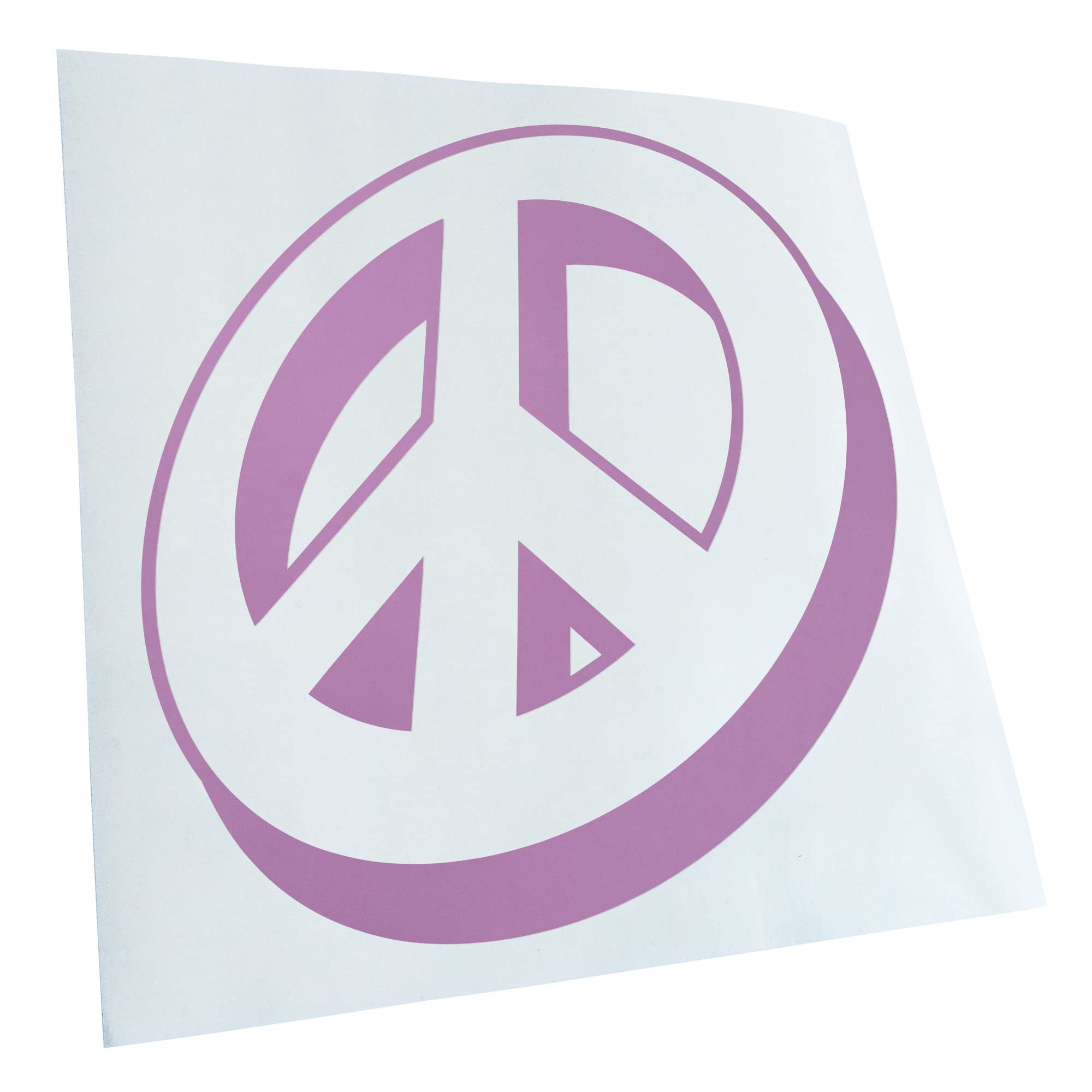 Kiwistar - Car Sticker - Lilac - 50 x 50 cm Peace Sign - Peace Sign - Rear Window Car Sticker Weatherproof for Car Truck Moped Truck - Sticker Exterior Self-Adhesive Tuning Accessories for Windows