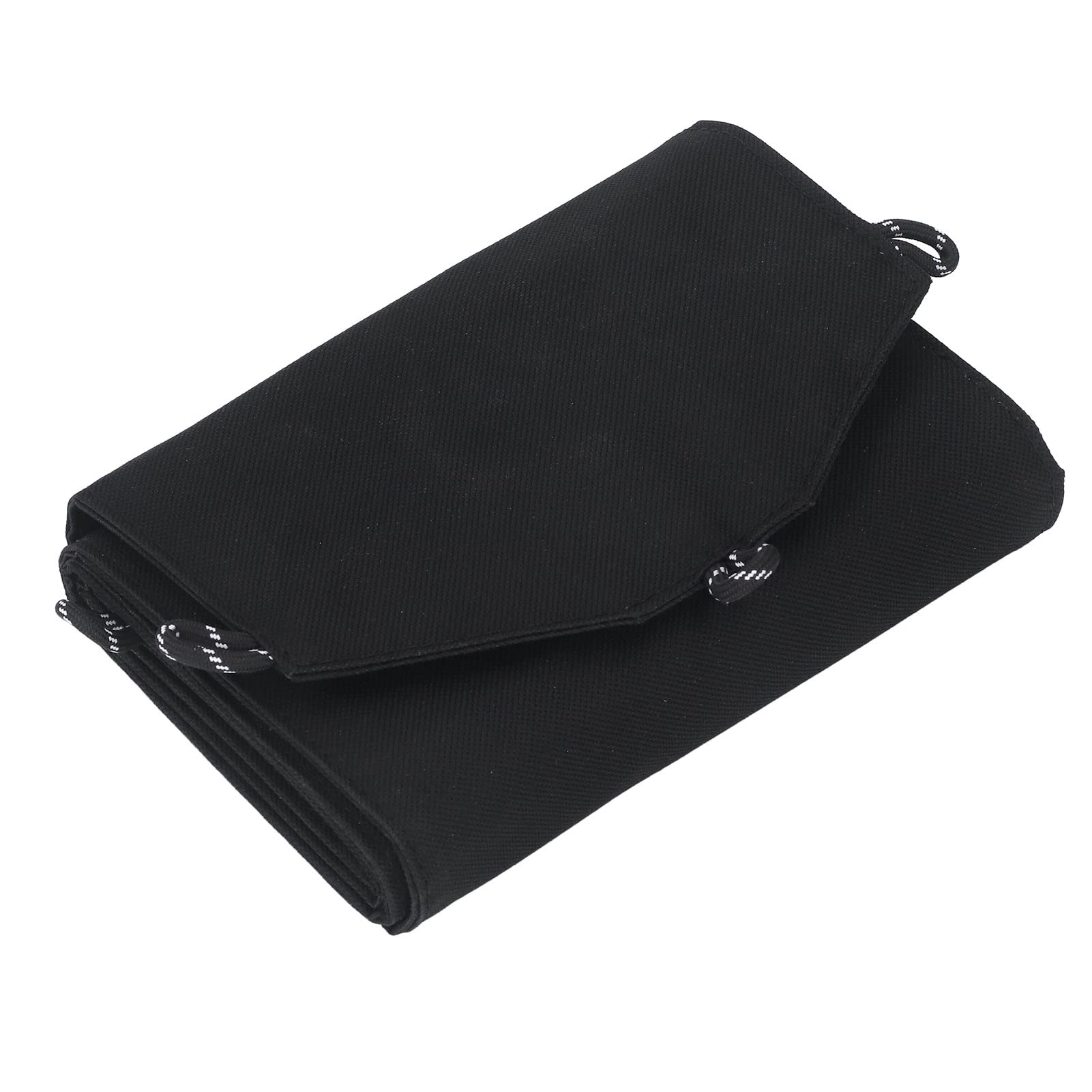 Panel Solar, Cargador Solar Plegable de Silicio Monocristalino de 20 W, Puerto USB Dual, Cargador de Energía Portátil para Acampar, Senderismo, Viajes, Carga de Teléfono Al Aire Libre