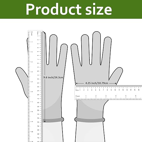 Miniatura 5 de DOFOWORK Guantes de jardinería  6 pares de guantes de jardinería para mujereshombres, guantes de jardín de látex natural transpirable con agarre