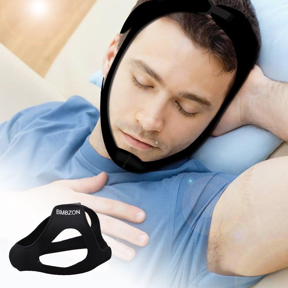 Anti Snore Chin Strap,Adjustable Stop Snoring Chin Strap,Reduce sleep stress,Healthy and comfortable sleep assistant for you (FERW)