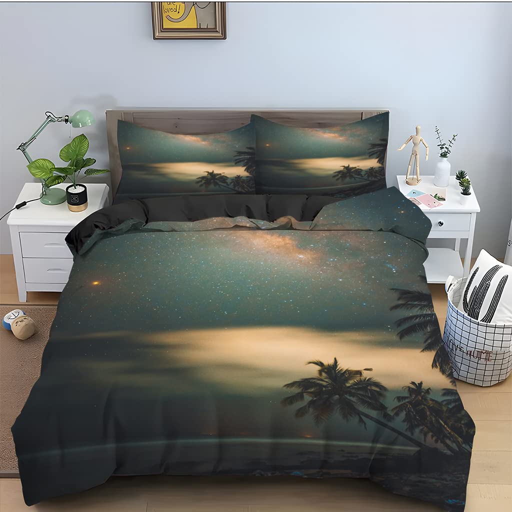 Housse de couette 90x190 ciel étoilé pour guider les enfants et ados vers de doux rêves