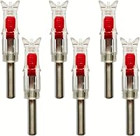 Vista 3 de Cercas iluminadas para flechas, 6 unidades, con LED de tiro con arco con diámetro interior de 0.204 pulgadas/0.205 in